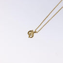 Christian Dior Necklace Metal Gold Auth am8843-9