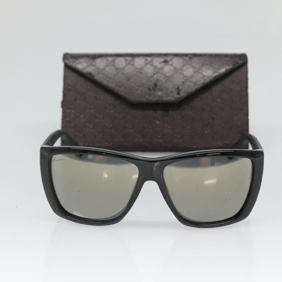 GUCCI Sunglasses Plastic Black Auth am8848