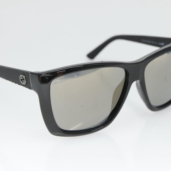 GUCCI Sunglasses Plastic Black Auth am8848