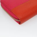 GUCCI Bamboo Long Wallet Leather Pink Gold 307984 Auth am8849-16