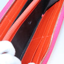 GUCCI Bamboo Long Wallet Leather Pink Gold 307984 Auth am8849-19