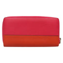 GUCCI Bamboo Long Wallet Leather Pink Gold 307984 Auth am8849-2