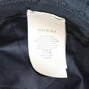 GUCCI GG Canvas Sherry Line Web Bucket Hat Hat Black 722377 Auth am8853V-11