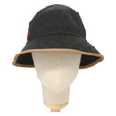 GUCCI GG Canvas Sherry Line Web Bucket Hat Hat Black 722377 Auth am8853V-13