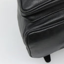 GUCCI Bamboo Backpack Leather Black Gold 008 2058 0016 Auth am8855-16