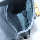 GUCCI Bamboo Backpack Leather Black Gold 008 2058 0016 Auth am8855-25