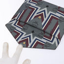 MCM Logogram Vicetos Clutch Bag PVC Leather Gray Gold Auth am8856-13