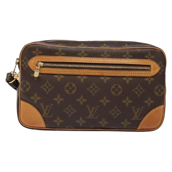 LOUIS VUITTON Monogram Marly Dragonne GM Clutch Bag M51825 LV Auth am8858