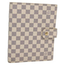 LOUIS VUITTON Damier Azur Agenda GM Day Planner Cover R20708 LV Auth am8863V-1