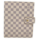 LOUIS VUITTON Damier Azur Agenda GM Day Planner Cover R20708 LV Auth am8863V-13