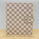 LOUIS VUITTON Damier Azur Agenda GM Day Planner Cover R20708 LV Auth am8863V-12