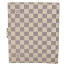 LOUIS VUITTON Damier Azur Agenda GM Day Planner Cover R20708 LV Auth am8863V-2