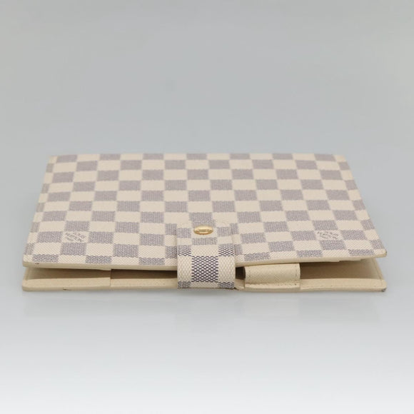 LOUIS VUITTON Damier Azur Agenda GM Day Planner Cover R20708 LV Auth am8863V