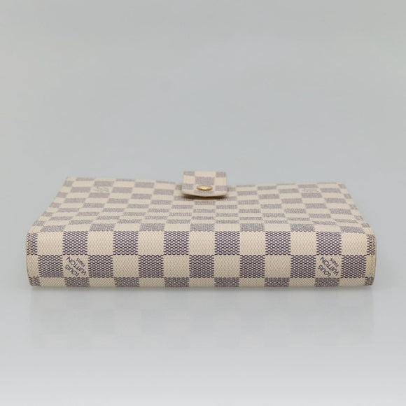 LOUIS VUITTON Damier Azur Agenda GM Day Planner Cover R20708 LV Auth am8863V