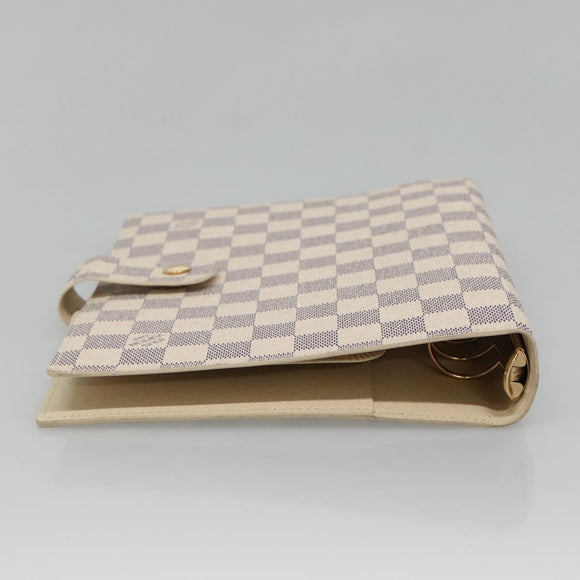 LOUIS VUITTON Damier Azur Agenda GM Day Planner Cover R20708 LV Auth am8863V