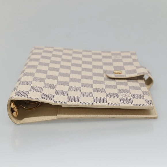 LOUIS VUITTON Damier Azur Agenda GM Day Planner Cover R20708 LV Auth am8863V