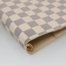 LOUIS VUITTON Damier Azur Agenda GM Day Planner Cover R20708 LV Auth am8863V-14