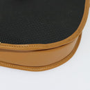 SAINT LAURENT Shoulder Bag Leather Black Gold Auth am8872-15