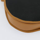 SAINT LAURENT Shoulder Bag Leather Black Gold Auth am8872-16