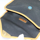 SAINT LAURENT Shoulder Bag Leather Black Gold Auth am8872-10