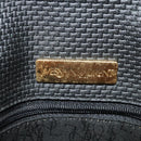 SAINT LAURENT Shoulder Bag Leather Black Gold Auth am8872-18