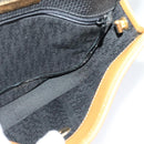 SAINT LAURENT Shoulder Bag Leather Black Gold Auth am8872-19