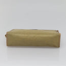 SAINT LAURENT Clutch Bag 2Set Beige Brown gold Auth am8873-14