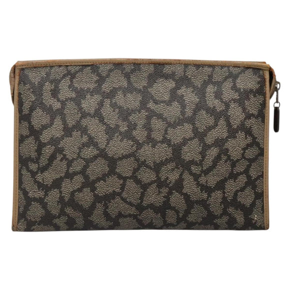 SAINT LAURENT Clutch-Tasche 2er Set Beige Braun Gold Authentisch am8873