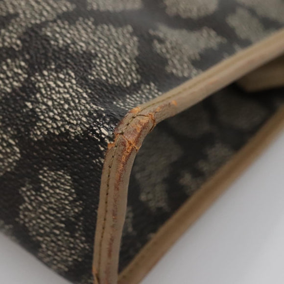 SAINT LAURENT Clutch Bag 2Set Beige Brown gold Auth am8873