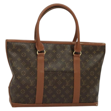 LOUIS VUITTON Monogram Sac Weekend PM Hand Bag M42425 LV Auth am8879
