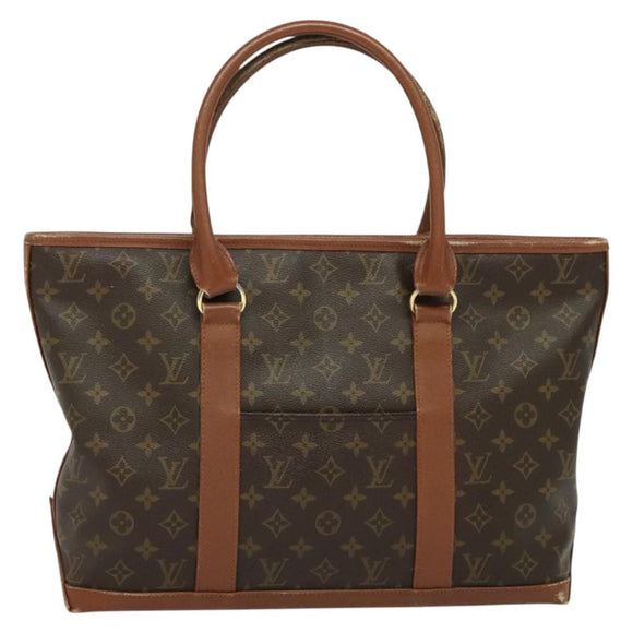 LOUIS VUITTON Monogram Sac Weekend PM Hand Bag M42425 LV Auth am8879
