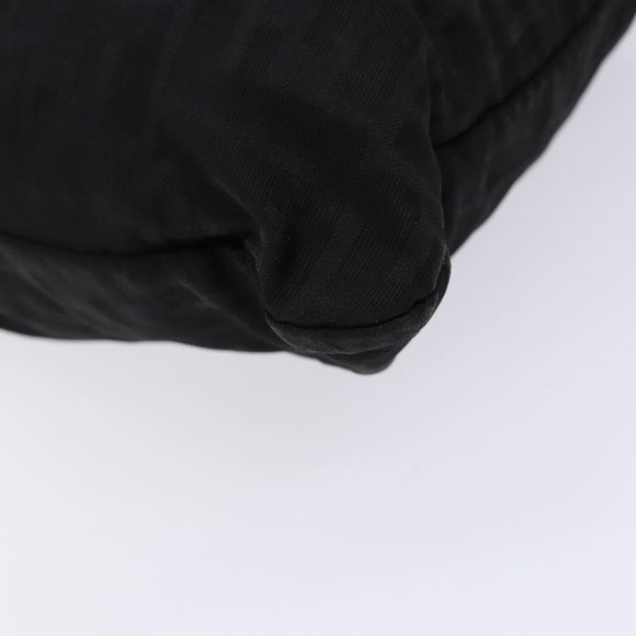 FENDI Zucca Canvas Tote Bag Black Auth am8881