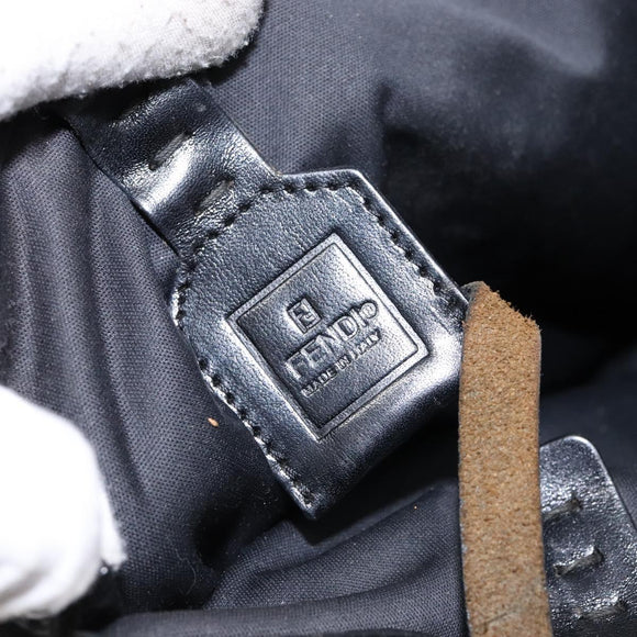 FENDI Zucca Canvas Tote Bag Black Auth am8881