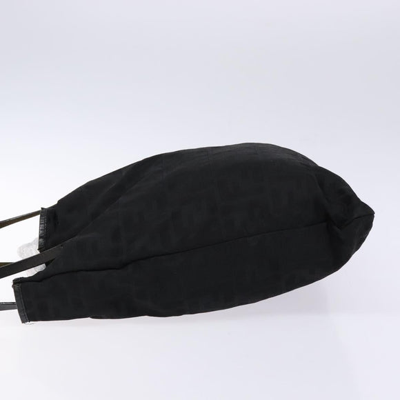 FENDI Zucca Canvas Tote Bag Black Auth am8881