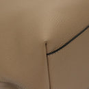 VERSACE Tote Bag Leather Beige Gold Auth am8882-9