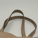 VERSACE Tote Bag Leather Beige Gold Auth am8882-8