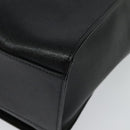 VERSACE Hand Bag Leather Black Silver Auth am8883-16