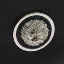 VERSACE Hand Bag Leather Black Silver Auth am8883-18