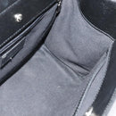 VERSACE Hand Bag Leather Black Silver Auth am8883-20