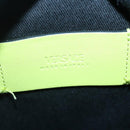 VERSACE Shoulder Bag Leather LIme Green Gold Auth am8884-18