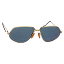 CARTIER Sunglasses Metal Blue Auth am8889-1