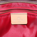 ETRO Paisley Tote Bag PVC Brown Gold Auth am8891-16