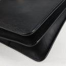 Chloe Fay Shoulder Bag Suede Leather Black Gold Auth am8892V-18