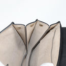 Chloe Fay Shoulder Bag Suede Leather Black Gold Auth am8892V-21