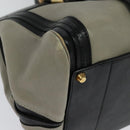 Chloe Alice Hand Bag Leather 2way Black Gold Auth am8896-14