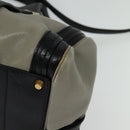 Chloe Alice Hand Bag Leather 2way Black Gold Auth am8896-15