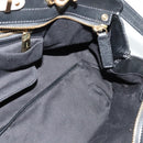 Chloe Alice Hand Bag Leather 2way Black Gold Auth am8896-18