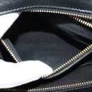 Chloe Alice Hand Bag Leather 2way Black Gold Auth am8896-20