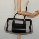 Chloe Alice Hand Bag Leather 2way Black Gold Auth am8896-23