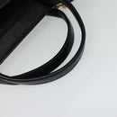 Chloe Alice Hand Bag Leather 2way Black Gold Auth am8896-7